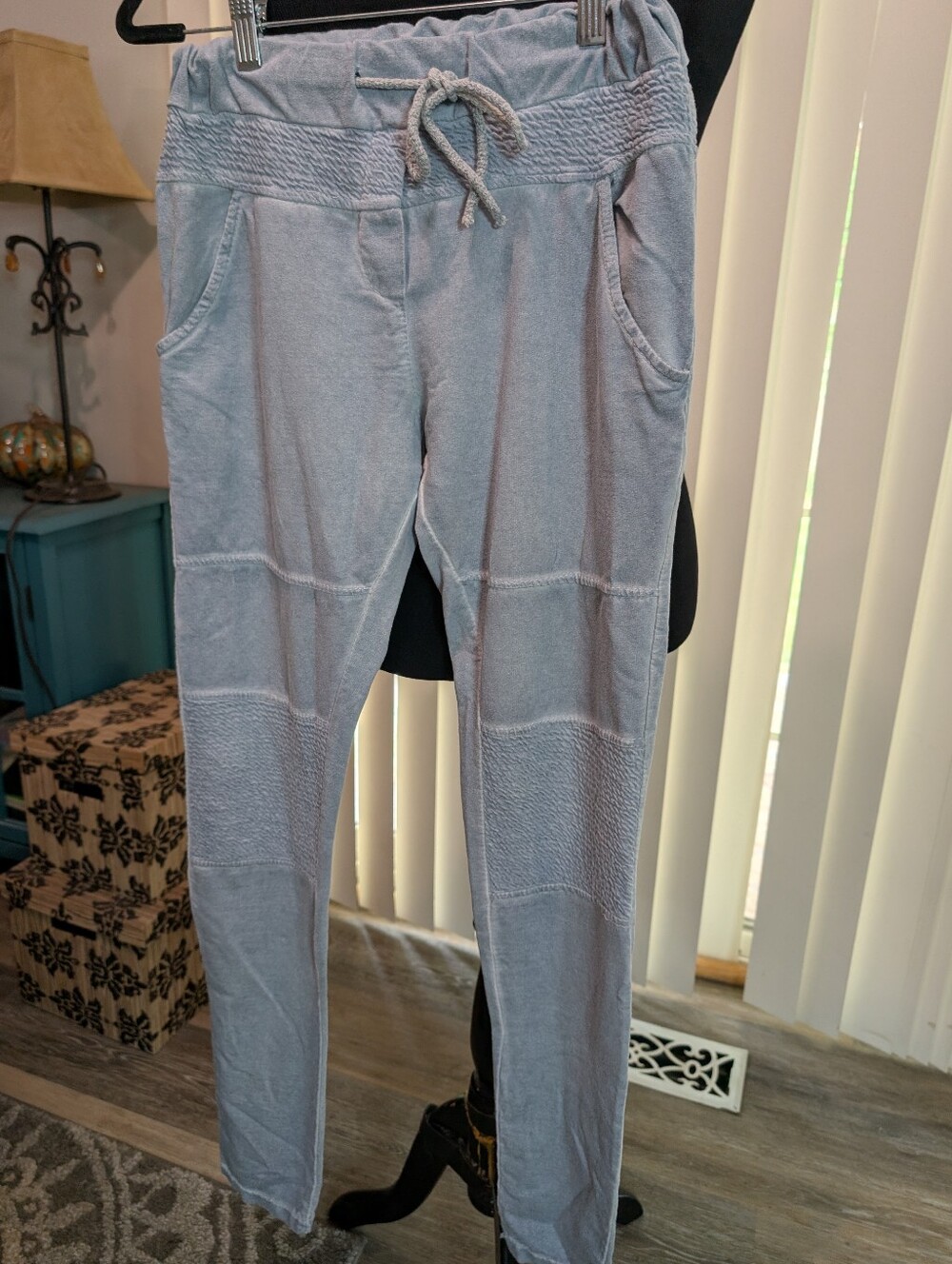 Venti6 Moto Jogger in Light Blue